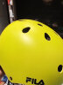 FILA斐乐专业轮滑护具儿童头盔自行车平衡车骑行防摔成人可调运动头盔 黄色头盔+黑色护具 M(4-9岁 可调节) 实拍图
