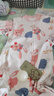 七彩博士婴儿分腿睡袋秋冬季纯棉儿童防踢被子厚款可拆袖长袖宝宝防着凉 萌兔粉-春秋双层薄款 S码 实拍图