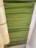 伊帘坊窗帘成品加密加厚仿亚麻棉麻纯色卧室客厅定制遮光窗帘布窗纱拼接窗帘 草绿色 3.5米宽*2.7米高挂钩式可改高度 实拍图