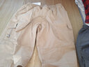 新款夏季运动七分裤男士宽松短裤 加肥加大码青年肥佬休闲裤薄款7分工装裤男多口袋中裤 2016土黄色 4XL 实拍图