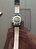 积优（JEAYOU）天梭力洛克真皮表带男卡西鸥浪琴欧米茄美度天王海依波罗西尼飞亚达阿玛尼精工dw手表带女士 黑色黑线 A表耳间距 22mm 银色针扣 实拍图