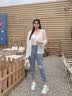 狄德拉小码真皮内增高小白鞋女2026春秋款厚底小个子百搭休闲运动松糕鞋 9cm白棕 (牛皮) 37 (235mm) 标准码 实拍图