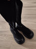 天美意鞋子女鞋商场同款粗跟增高显瘦弹力长靴女时装靴CPB80DG3 黑色 36 实拍图
