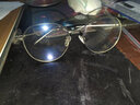 帕娜美菈（PANOLIMCERA）【顺丰发货】防辐射眼镜防蓝光近视超轻多边形护眼男显瘦女素颜镜 黑银色 【防辐射 防蓝光】无度数 实拍图