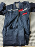 装耐涤棉双层加厚长袖工作服套装男女士耐磨定制劳保服厚保暖御寒防风 双层长袖藏蓝立领 170上衣+裤子 实拍图