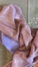 欧林雅竹纤维面巾柔软强吸水洗脸毛巾透气舒适面巾男女通用加厚款毛巾 深紫 实拍图