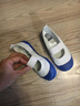 月星童鞋 日本进口幼儿园室内鞋 四季儿童帆布鞋男童小白鞋女孩居家鞋 蓝色 25.5 (内长16cm适合脚长15.5cm) 实拍图