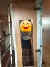欧贝汐牛仔裙女短裙春夏秋冬新款高腰a字百搭学生黑色包臀A字裙 黑色 L 实拍图