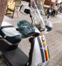 迪普尔电动车挡风板玻璃2.0摩托车电瓶车透明踏板前挡风罩高清防雨通用 晒单实拍图