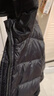 雪中飞童装新品儿童羽绒服男童轻薄款中大女童连帽迷彩短款羽绒外套 黑色 140 实拍图