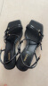 百思图（BASTO）24夏季新款时尚气质一字带凉鞋细高跟女条带凉鞋M1022BL4 黑色M1022BL4 38 晒单实拍图