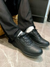 GEOX杰欧适男鞋2025圆头利落酷帅时尚休闲鞋U36E0G 黑色C9999 42 实拍图