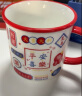 拜杰马克杯咖啡杯陶瓷杯杯子女复古陶瓷水杯大容量带盖仿搪瓷杯700ML 实拍图
