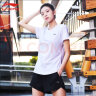 李宁（LI-NING）运动服女款羽毛球服T恤短袖速干春夏季羽毛球服装 白色ATSP416 L码 晒单实拍图