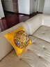 华幔盛庭新中式红木沙发刺绣抱枕套靠垫新古典床头靠包高档腰枕靠枕套含芯 吉祥-金色【高精密】可拆洗 45cm*45cm 含枕芯 1个 实拍图