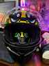 AGV K1S头盔K1摩托车机车全盔四季通用全覆式跑盔男女广角通风透气3C K1S-TARTARUGA L（适合57-58头围） 实拍图