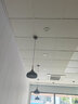 艺标北欧餐厅LED灯具饭厅餐桌灯客厅办公室书房简约现代饭店日式吊灯 D款24cm黑色(配12瓦LED暖光) 实拍图