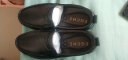 宜驰（EGCHI）皮鞋男士头层牛皮舒适耐磨透气时尚商务休闲鞋 JS1931 黑色 38 实拍图