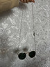 雷朋（RayBan）【父亲节】太阳镜男女款墨镜圆形复古潮流眼镜0RB3447可定制 001金色镜框绿色镜片 尺寸50 实拍图