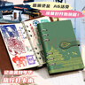 法拉蒙 盖章本活页旅行收集本子旅游纪念集章册手帐本空白南京北京博物院动物园故宫重庆打卡景点印章 绿色 实拍图
