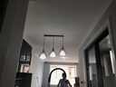 昂的 智能客厅灯北欧LED吸顶灯简约家用魔豆灯全屋灯具套餐后现代风格分子卧室灯整套灯具三室两厅大厅灯 A6三室两厅套餐 LED三色变光 实拍图