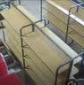 沐意 中岛柜多层可调节超市货架展示架便利店玩具礼品挂钩展柜货物架 双面中岛副架 长117.5 层板款 实拍图