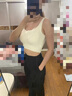 相伊恋人羊羔绒保暖背心25年新款女士带胸垫加绒加厚秋冬季内衣可外穿睡衣 吊带背心-奶白色【短款】 M 码【适合80-105斤】 实拍图