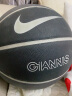 耐克（NIKE）篮球 PU7号球 耐磨室内室外比赛用球 GIANNIS ALL COURT 蓝球 N100173502107/DA6913-010 黑灰 实拍图