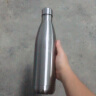 卡西菲（kaxifei）可乐瓶汽水瓶保温杯不锈钢学生男女个性便携运动水杯户外定制logo 大号 本色 晒单实拍图