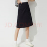 Hush Puppies【柔软亲肤】暇步士女装春夏休闲通勤经典半身裙女 188黑色 S (26) 实拍图