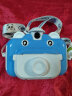 LOPOM拍立得儿童相机打印高清照相机3-12岁男孩女孩儿童玩具六一节礼物 拍立得+4K数码相机（蓝色） 实拍图
