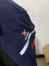 安富利工作服套装男深蓝春秋夏季短长袖上衣裤子劳保服汽修服工作服定制 藏蓝色带反光条套装(银边立领) XL/175 实拍图