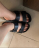 Devo Life的沃男女同款凉拖EVA一字拖鞋外穿夏季防水海边沙滩鞋1618 黑色EVA 43 晒单实拍图