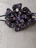 张太太发夹头饰水钻发卡女成人鸭嘴夹大号韩版简约抓夹盘发卡子饰品 紫罗兰 实拍图