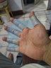 狄小琦游泳手蹼 游泳辅助装备划水手蹼成人半掌儿童游泳手噗自由泳手套 蓝色M(一双)中号 实拍图