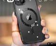 蓝轩【自带镜头膜】苹果15promax手机壳iphone15透明磁吸充电全包防摔plus简约硅胶软壳 苹果15plus【石墨黑】强磁吸附+永不发黄+膜 实拍图