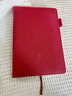 法拉蒙 a5硬壳皮面笔记本本子带笔插位学生考研日记本商务办公会议记录记事本可定制 红色 实拍图