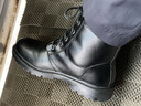 戈耐马丁靴子男士冬季加绒保暖皮鞋防滑雪地靴工装真皮棉鞋男鞋子男靴 黑色【羊毛混绒+头层牛皮靴】加绒加厚保暖 冬天款 44码(270MM) 实拍图