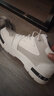 卡帝乐鳄鱼（CARTELO）鞋子男鞋春季2026时尚增高休闲鞋男士运动鞋厚底板鞋 白灰 40码 实拍图