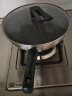 美的（Midea）炒锅304不锈钢煎锅平底不粘炒锅电磁炉燃气灶通用炒锅 CG30Z02S 实拍图