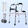可孚 老人残疾人助行器康复拐杖助步器骨折走路辅助行走器车扶手架四角拐棍铝合金助行器+脚轮+坐浴板+底塞 实拍图