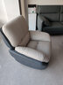 慕思（de RUCCI） 慕思旗下艾慕沙发 单人360°可旋转单椅懒人沙发休闲椅沙发椅 深蓝色 实拍图