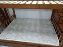 京喜福上下床双层高低床上下铺儿童床成人大人床多功能公主床双人母子床 【无漆原木款】梯柜款 上铺宽130cm下铺宽150cm 实拍图