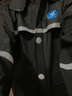 小燕子雨衣雨裤套装男加厚外卖骑手分体全身防暴雨电动车防水雨披 0147黑色套装（加厚） XXL 实拍图