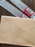 广博（GuangBo）100个加厚牛皮纸信封大小号增值税发票用信封信装钱纸文件袋档案袋 黄色3号176*125mm（100个） 实拍图