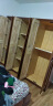 迪美尔 现代中式实木衣柜组合简约轻奢小户型家用储物卧室收纳四门衣橱柜子 胡桃色(底柜) 六门 实拍图