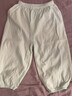 优奇宝宝防蚊裤纯棉纱布夏季薄款男儿童女灯笼裤婴儿衣服裤子童大pp裤 奶白上衣+防蚊裤冰蓝 73 实拍图