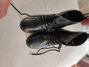 跨足行秋冬季马丁靴男中帮男靴工装靴黑色透气男鞋高帮皮鞋增高短靴子男 黑色6孔【四季单鞋】 40 实拍图
