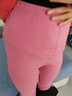 岱言德绒秋裤女新款显瘦加厚外穿休闲裤保暖裤内穿打底百搭春秋线裤 紫红色 均码 建议80-125 实拍图