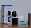 高斯贝尔摄像头家用双向视频通话监控室内可视电话手机远程无线网络语音对话带屏幕监控器360度无死角夜视 【至尊款】双向视频+AI语音+一键通话+足128G 实拍图